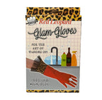 Red Leopard Washing up Gloves