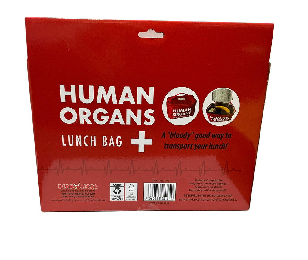 Human Organs Lunch Bag