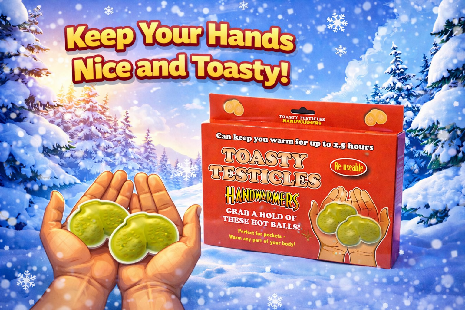 Handwarmers Toasty Testicles