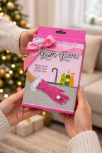 Pink and Pearly Washing up Gloves