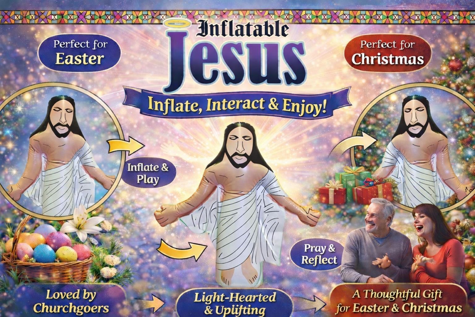 Inflatable Jesus