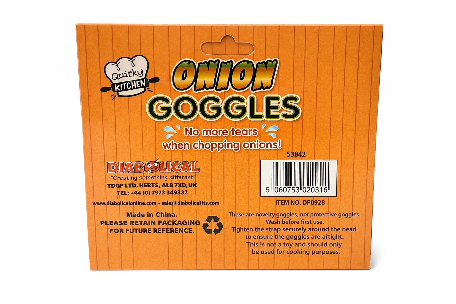 Onion Goggles