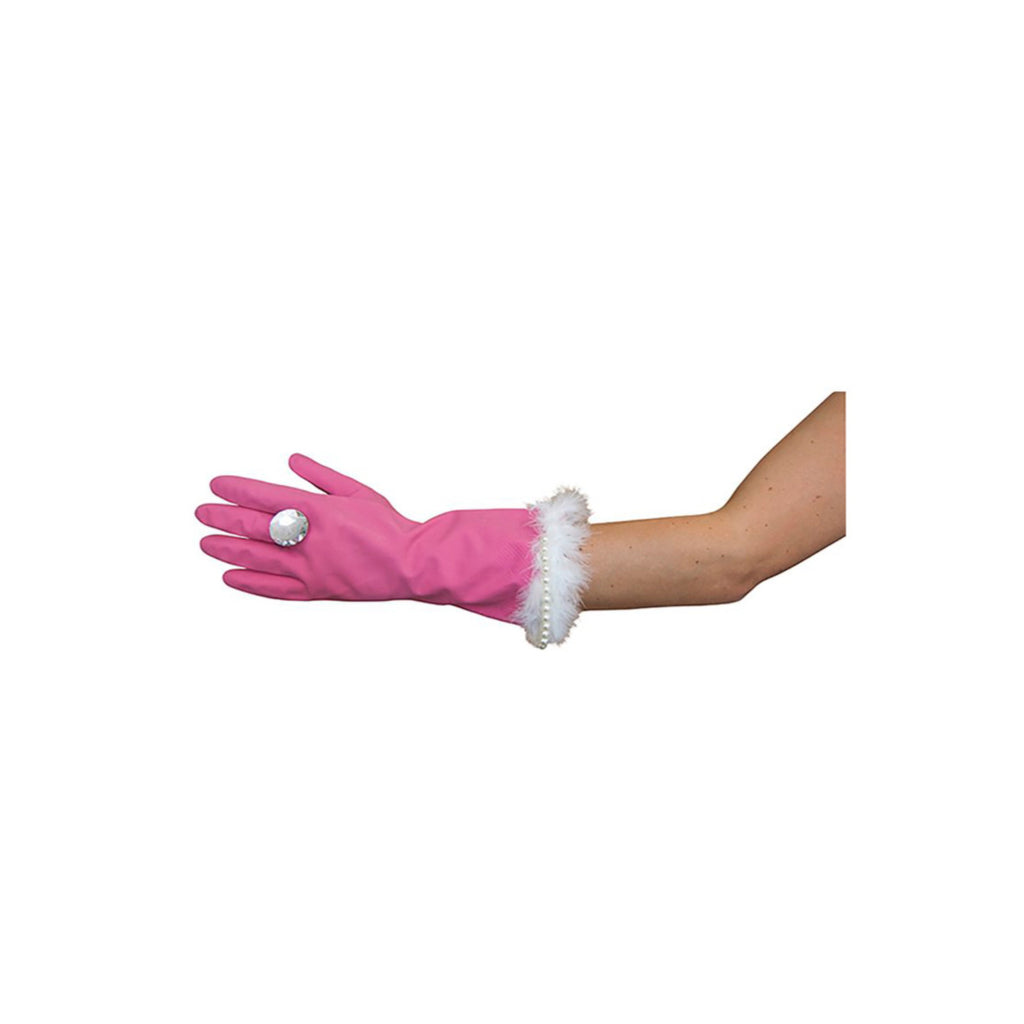Pink and Pearly Washing up Gloves